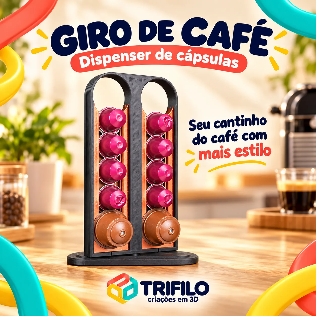 Giro de Café - Dispenser de Cápsulas